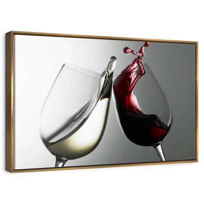 Blanc et vin rouge