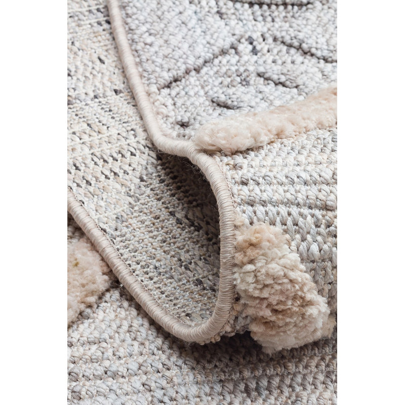 Tapis beige / brun Linke, Rectangle 3 pi 11 po x 5 pi 11 po