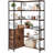 70.9" H x 40.16" W 6 Tier Corner Bookshelf Tall Corner Bookcase with Doors L-Shaped Rack