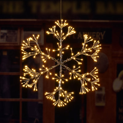 240-Light LED Snowflake Window Decor