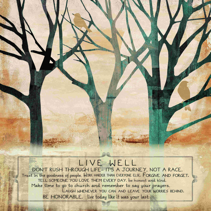Live Well Trees, H 12 po x l 12 po