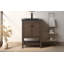 Chazden 24" Herringbone Design Single Bathroom Vanity with Ceramic Top-444019684