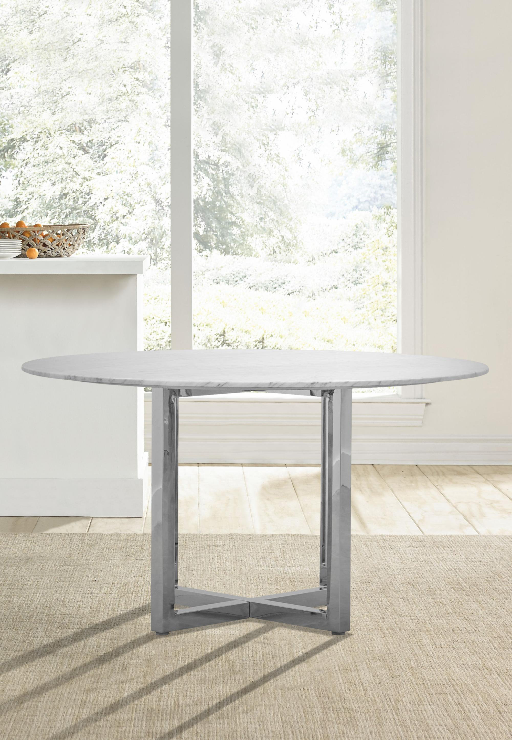 AllModern Table de salle à manger ronde en marbre Nouv - Wayfair Canada