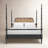 Vintage Market King Size Complete Bobbin Post Bed Select Hardwoods Barnwood Oak Finish-114193419