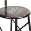 Keiu Counter Stool with Metal Frame