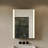 Modern LED Medicine Cabinet with Mirror, Anti-Fog, Outlets & Adjustable Shelves-870191383-861917460
