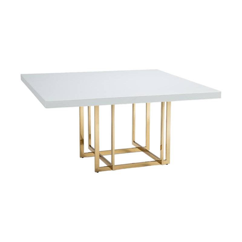 Table de salle à manger Gracie Mills, Gold