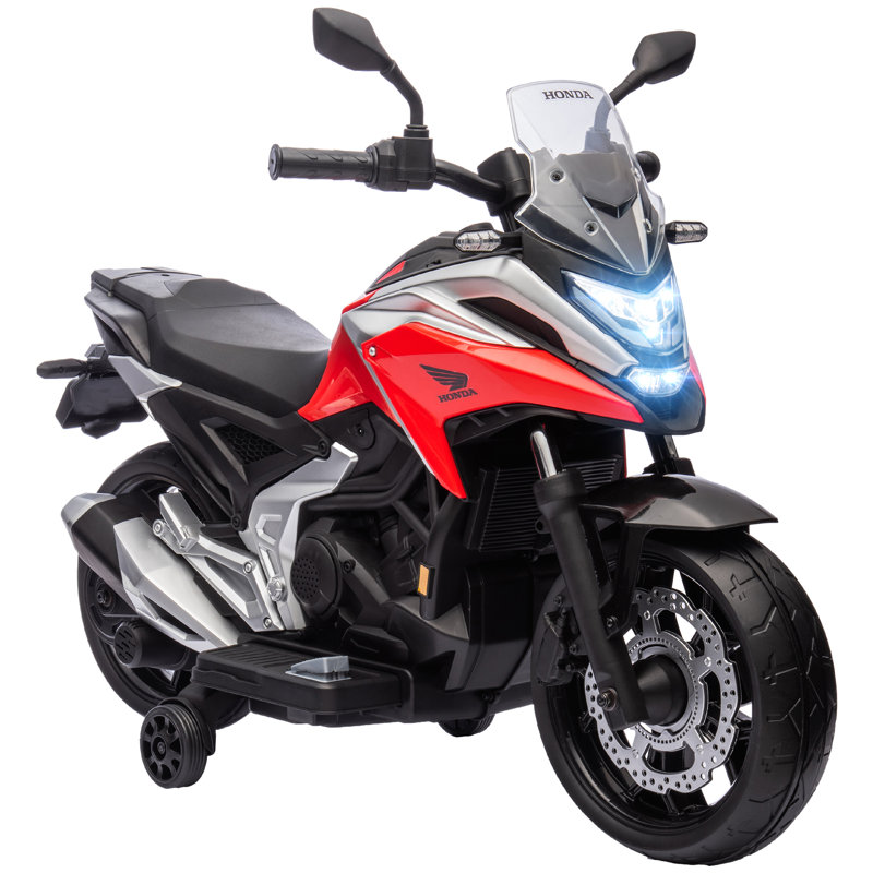 AIYAPLAY Honda Licensed 12V Kids Electric Motorbike for 3-6 Years, Red