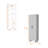 Fagan 2-Door 5-Shelf Kitchen Pantry White-390960203