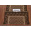 Tapis oriental brun en laine Kilim 3 x 4