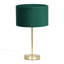 Dadiva Brushed Chrome Stem Table Lamp with Velvet Reni Shade-1570921149-1570921141-1570921151