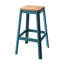 Tabouret 30 "en bois massif-1181561513