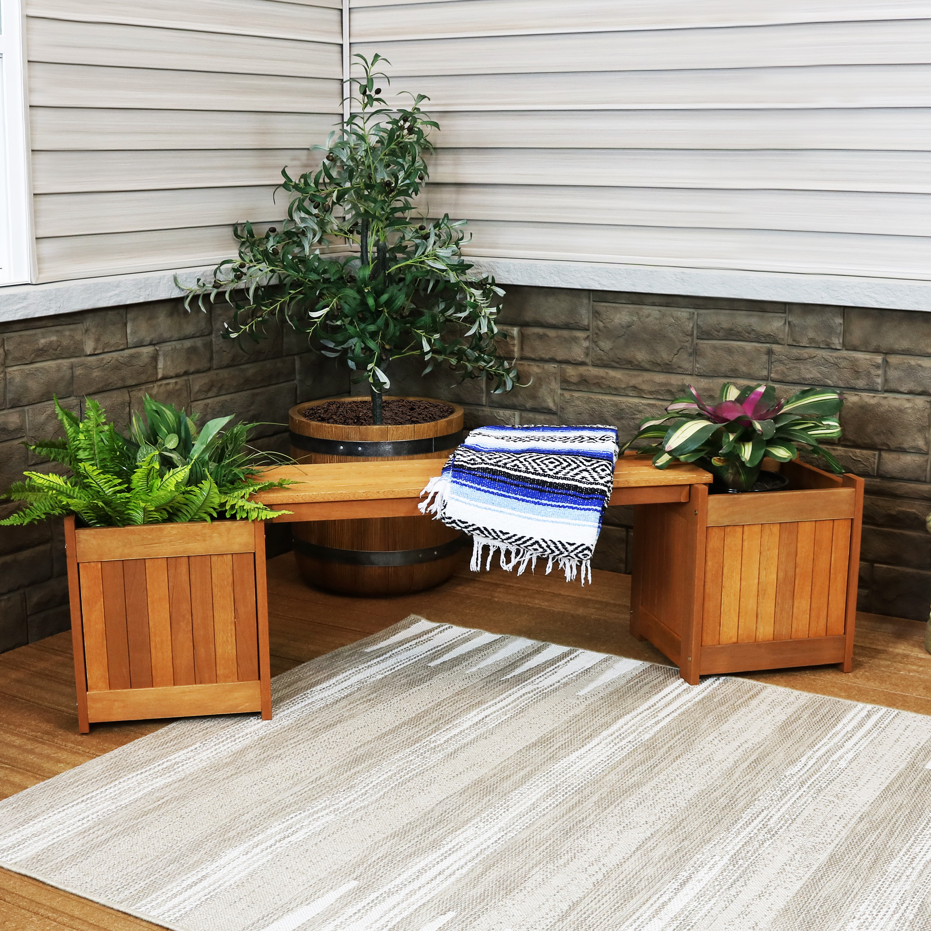 Indoor outdoor bench hot sale