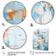 «Gray Orange Interlocking Perspectives IV», reproduction sur toile-1004198366-1004198367