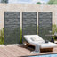 Cloison de séparation 72 po x 47 po autoportante en métal avec clôture en treillis pour patio, balcon, cour, piscine, pièce intérieure-69478561-110395463