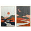 26,5 po x 38,5 po, impression de pampille rectangulaire - embellissez votre bureau à domicile, salon, chambre à coucher, couloir, décoration murale à thème jour et nuit