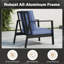 Canapé de patio 75 po 3 places en aluminium toutes saisons-963164682