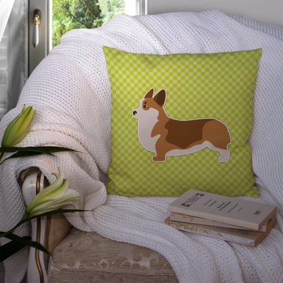 Corgi Indoor/Outdoor Throw Pillow