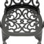 Ensemble de luxe 5 pièces de meubles de patio en aluminium coulé avec coussins-371806352