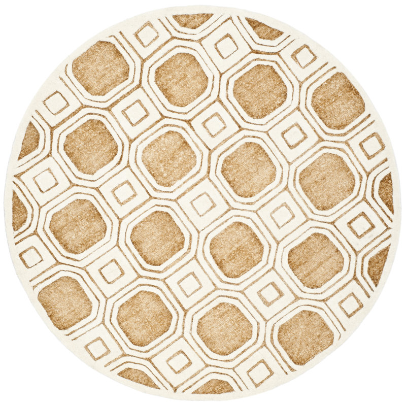 Precious Hand Tufted Performance Rug, Round 6'