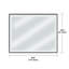 Miroir de salle de bain à DEL avec éclairage avant et arrière - Miroir de salle de bain anti-buée à intensité variable avec température de couleur réglable-772649796