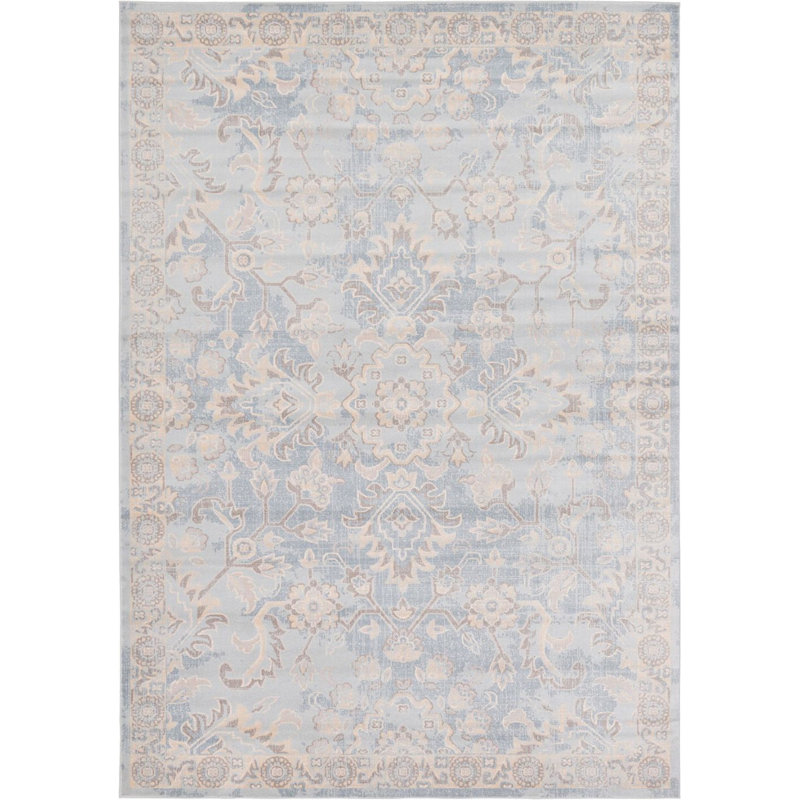 Ikat Indoor Rug, Rectangle 7' x 10'