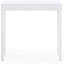 Console moderne, canapé Amy, blanc