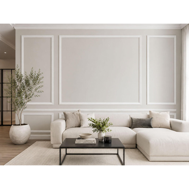 RB03 1-1/8 in x 3-5/8 in x 96 in Polystyrene Door and Window Casing Moulding Pro PK 40 LF