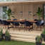 Ensemble de salle à manger de patio pour 8 personnes avec table extensible Alyisa-427836770