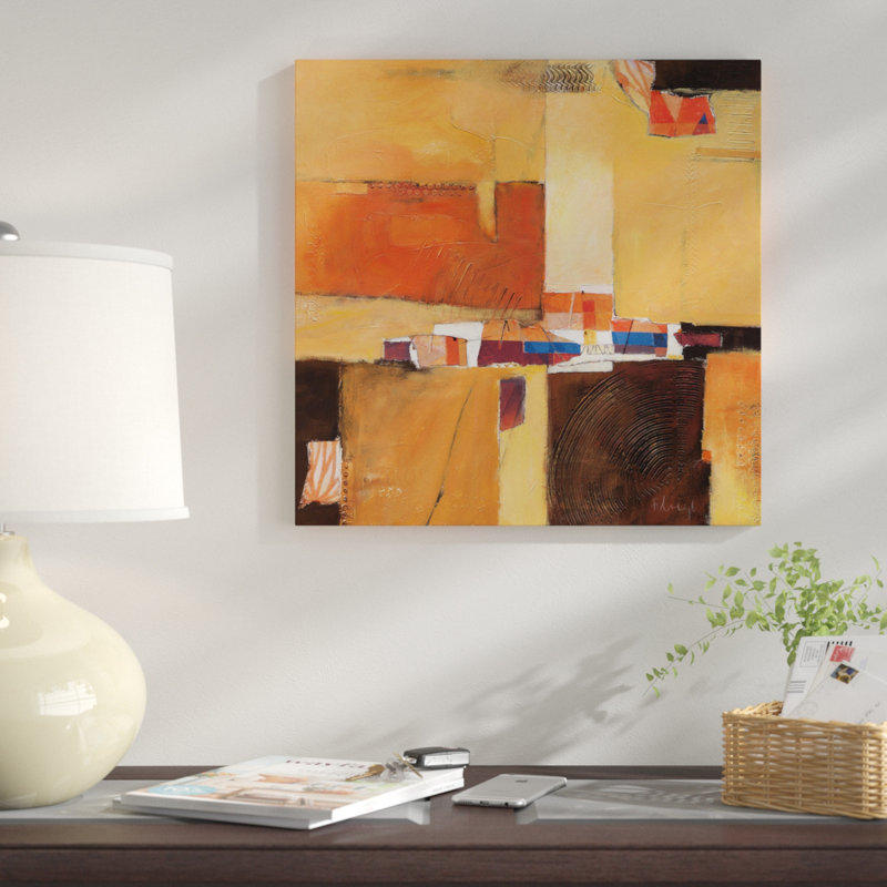 « Abstract II », impression sur toile tendue, H 12 po x l 12 po x P 1,5 po, Toile tendue, Pas de tapis
