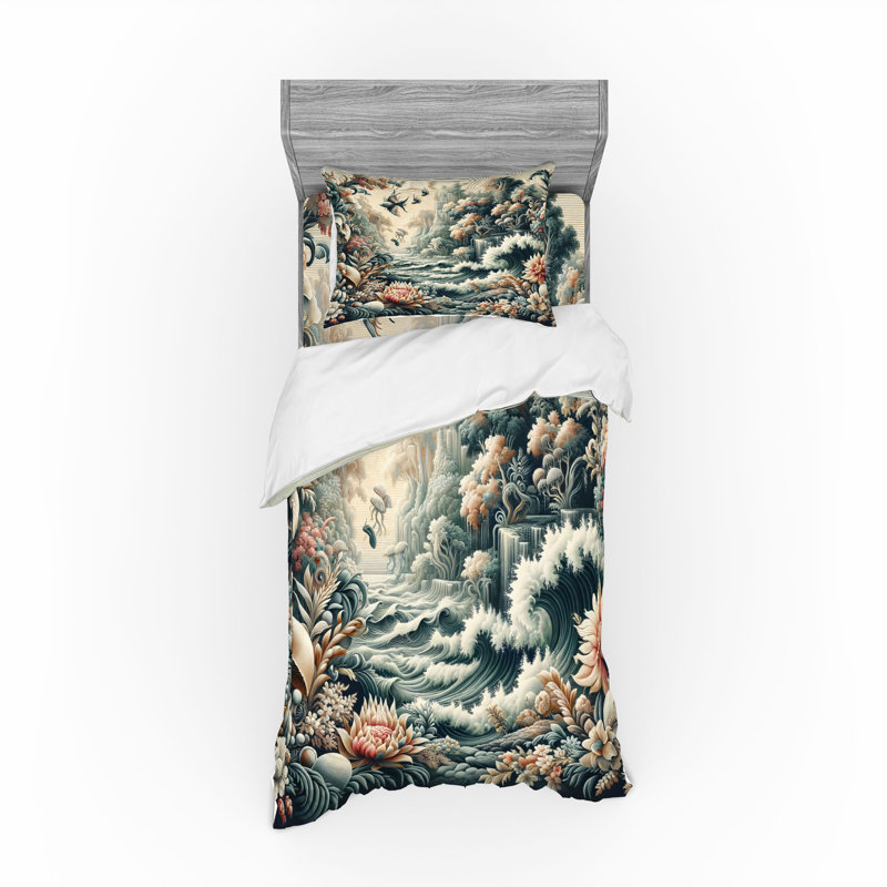 Polyester Not Solid Color Duvet Cover, Twin Extra Long Duvet Cover + 2 Additional Pieces