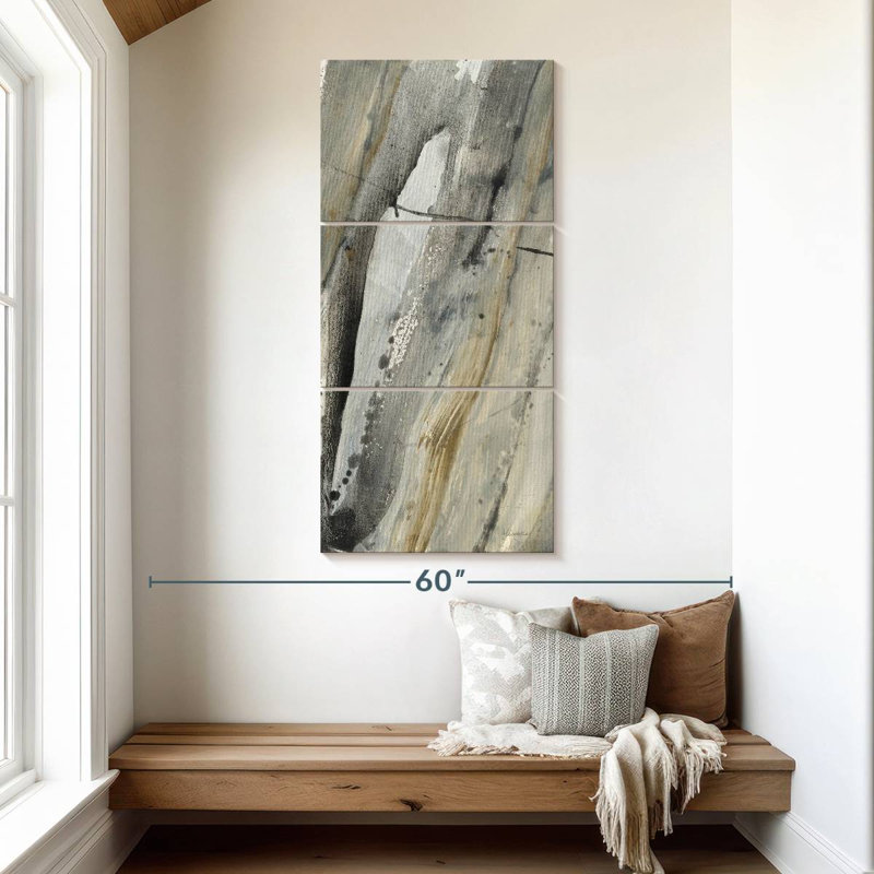 Riverbank I, 52" H x 24" W