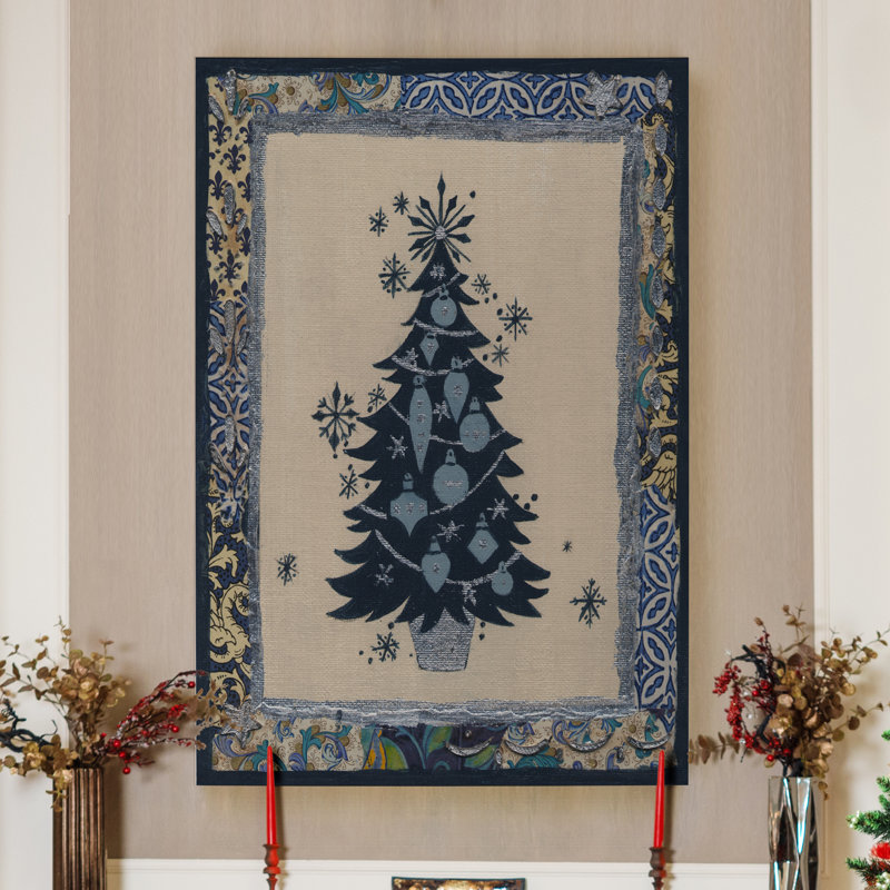 «Tree Silhouette» par Parvez Taj - reproduction d'art sur toile tendue, H 12 po x l 8 po x P 1 po