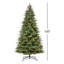 Gulfsa 10' Lighted Artificial Fir Christmas Tree