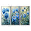 Turquoise bleu pivoines dans le jardin I - Collection d'art mural pivoines-1959836861-1959836858-1959836856