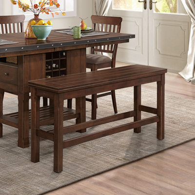 Mobilier de cuisine classique en bois à hauteur de comptoir 1 pièce