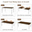 Ensembles de table de salle à manger extensible (doit inclure à la fois la table et la chaise)