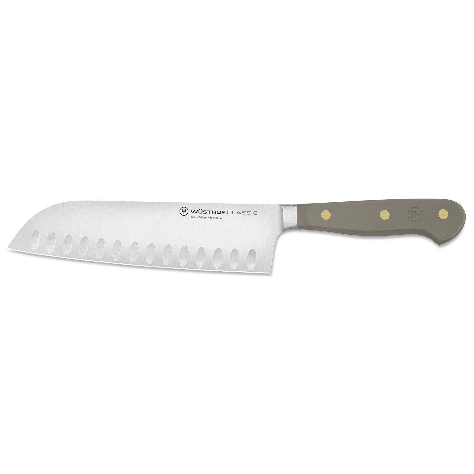 WÜSTHOF German Classic Velvet Oyster 7" Santoku Knife