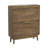 31.5" Walnut Shoe Cabinet, Mid-Century Modern Freestanding Shoe Cabinet, Freestanding Organizer With 2 Flip-Top Drawers, Suitable For Entry, Hallway And Foyer