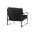 Eisenman 27.09'' W Leather Upholstered Accent Armchair-249569276