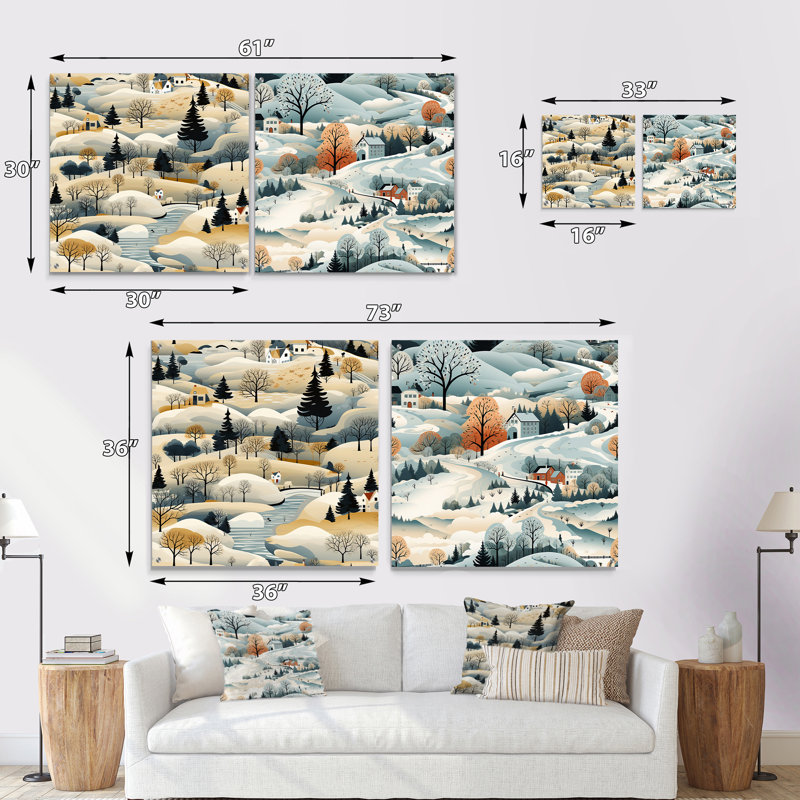 Motif scandinave Summer Summer, H 36 po x l 73 po