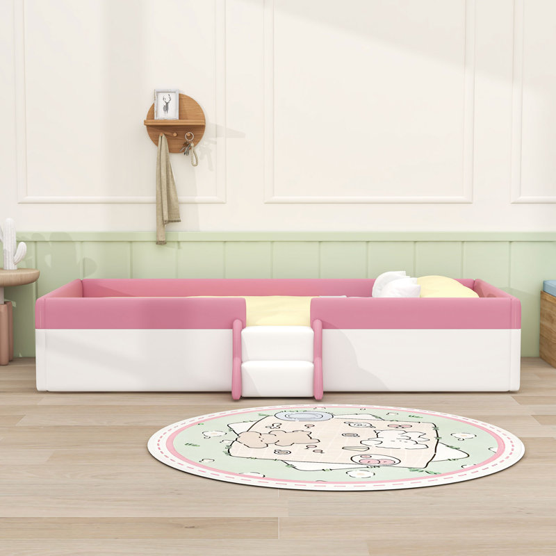 Upholstered Daybed Frame With Fence, Twin