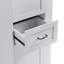 Grande armoire de rangement moderne - compartiment inclinable, tablettes réglables, capacité de 80 lb, charnières à fermeture en douceur, poignées en alliage d'aluminium, parfait pour la salle de bain et l'organisation à la maison