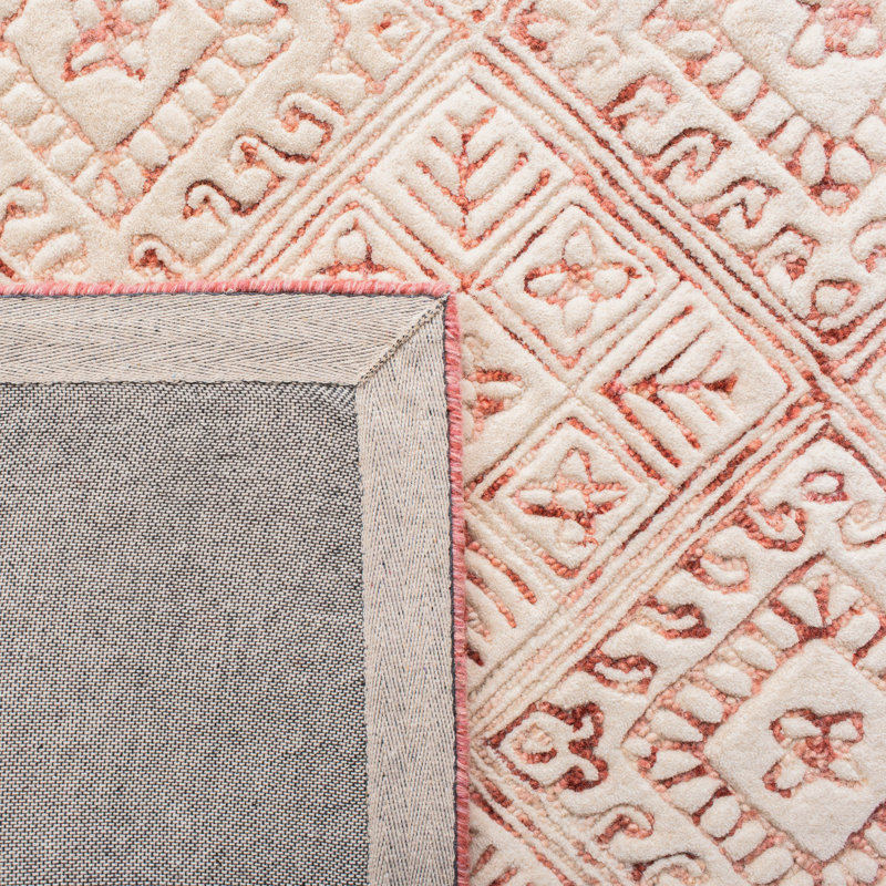 Fulvia Hand Tufted Wool Southwestern Rug, Rectangle 5' x 8'