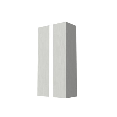 Clean Manufactured Wood Flush Mounted Sconce