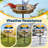 Polyresin Oval Bird Bath Bowl with Solar Fountain-1138497238