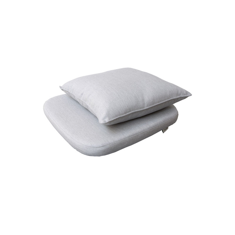 Moments Outdoor Dining Chair Cushion, Gray
