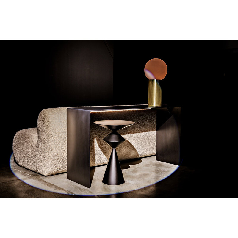 Zasa Steel Top End Table