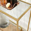 Gus 100cm Glass Top Console Table