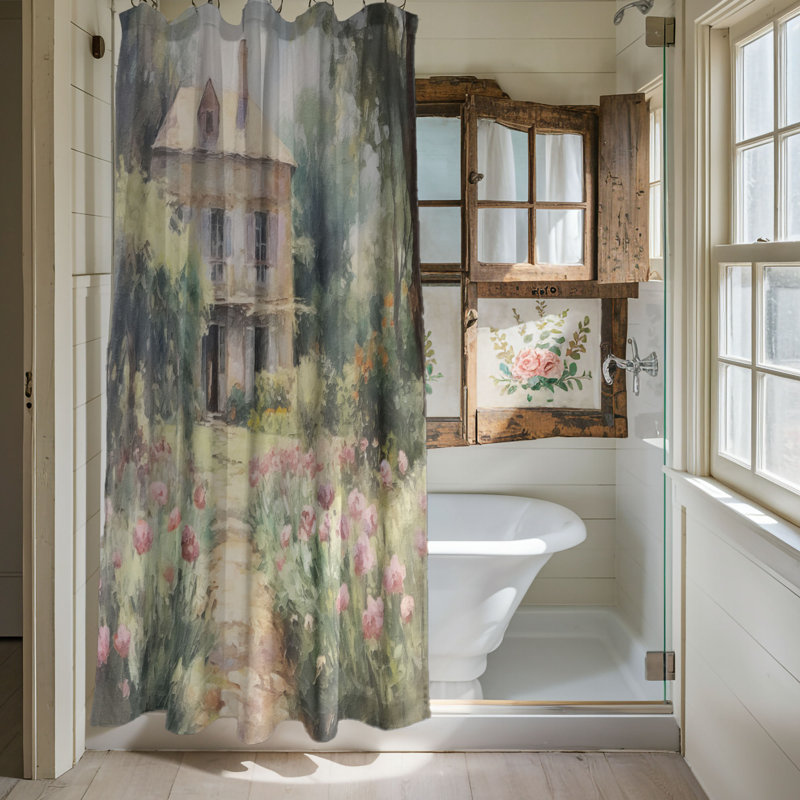 Gabrieluta Shower Curtain, 74"H x 71"W